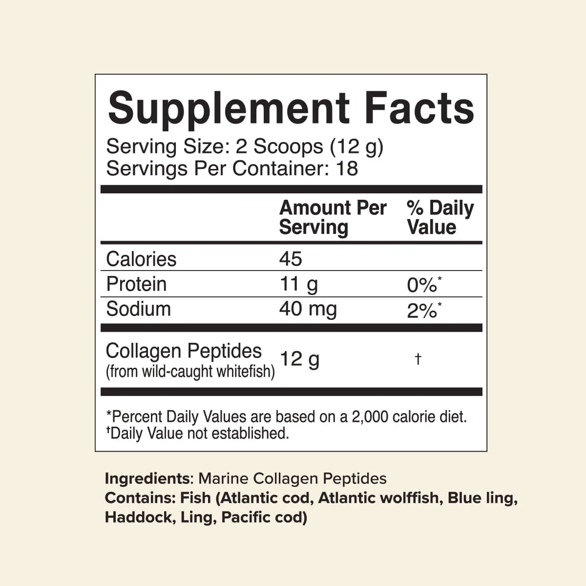 Buxast Sustainable Marine Collagen Peptides